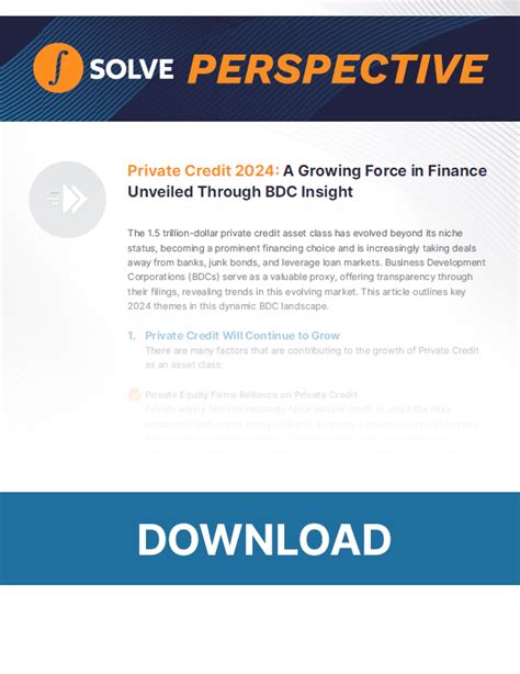 BDC Private Credit: A Comprehensive Guide to Funding Growth