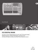 BEHRINGER X32 USER MANUAL PDF Ebook Kindle Editon