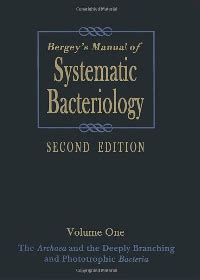 BERGEY MANUAL OF SYSTEMATIC BACTERIOLOGY VOLUME 2 Ebook Reader