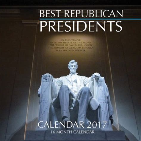 BEST REPUBLICAN PRESIDENTS Mini Wall Calendar 2016 16 Month Calendar PDF