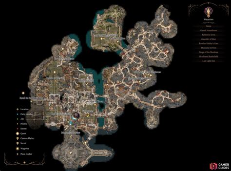 BG3 Act 2 Map: An Exhaustive Guide to Baldur's Gate 3's Vast Second Chapter