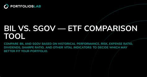 BIL vs. SGOV: A Comprehensive Comparison for Business