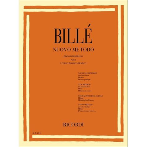 BILLE NUOVO METODO PER CONTRABBASSO VOL 1: Download free PDF ebooks about BILLE NUOVO METODO PER CONTRABBASSO VOL 1 or read onli Reader