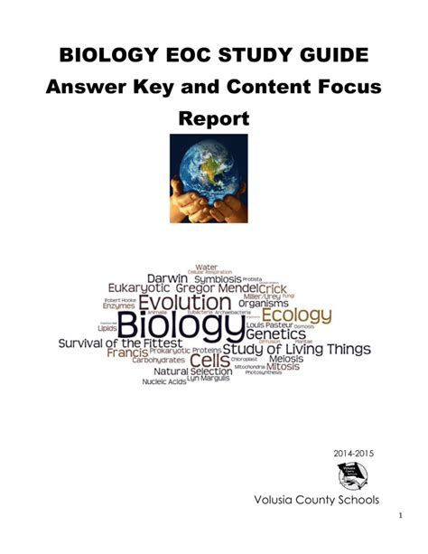 BIOLOGY EOC REVIEW ANSWER KEY HILLSBOROUGH COUNTY Ebook Epub