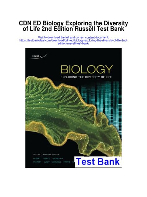 BIOLOGY EXPLORING THE DIVERSITY OF LIFE 2ND EDITION PDFBIOLOGY: EXPLORING THE DIVERSITY OF LIFE Doc