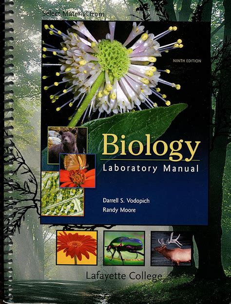 BIOLOGY LABORATORY MANUAL 9TH EDITION VODOPICH ANSWERS Ebook Reader