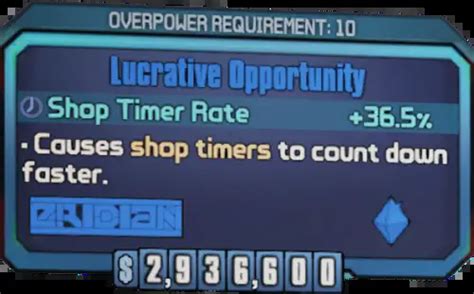 BL2 Lucrative Opportunity: Speed Boosting