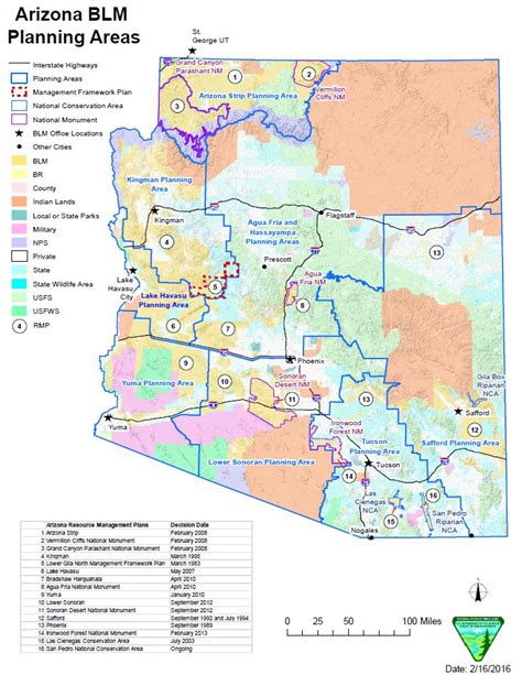 BLM Land Map Arizona: Explore Over 10.5 Million Acres