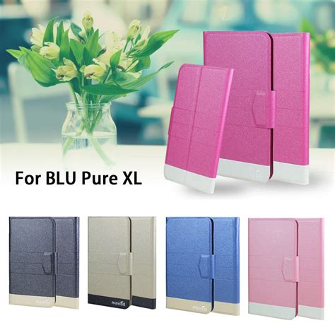 BLU Pure XL Case Leather Reader