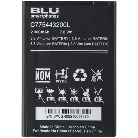 BLU Studio Original Li Ion Battery Doc