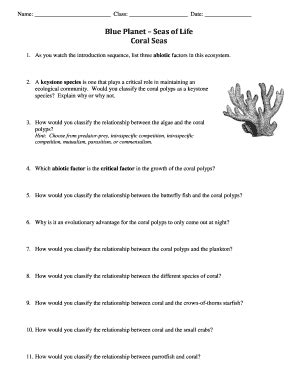 BLUE PLANET CORAL SEAS WORKSHEET ANSWERS Ebook Epub