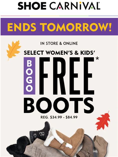 BOGO Shoe Carnival: Buy One, Get One FREE Shoe Extravaganza