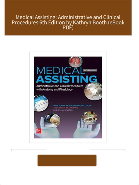 BOOTH MEDICAL ASSISTING 5E ANSWERS Ebook PDF