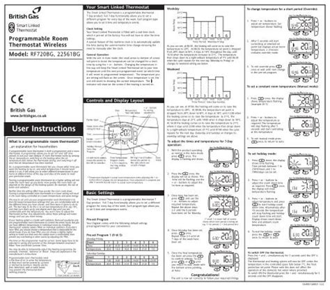 BRITISH GAS RC5 THERMOSTAT MANUAL Ebook Reader