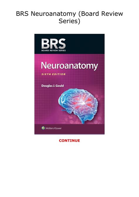 BRS Neuroanatomy (Board Review Series) PDF