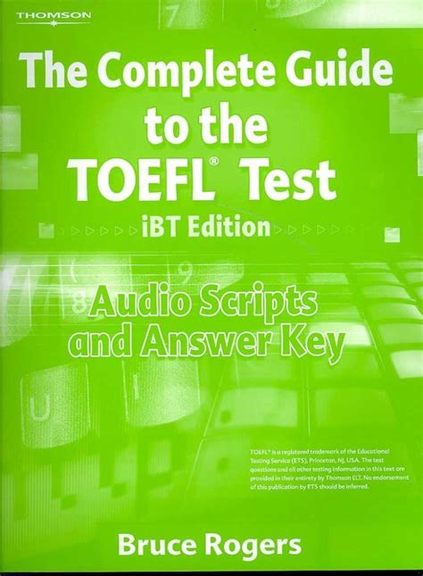 BRUCE ROGERS TOEFL IBT ANSWER KEY TOEIC Ebook Epub