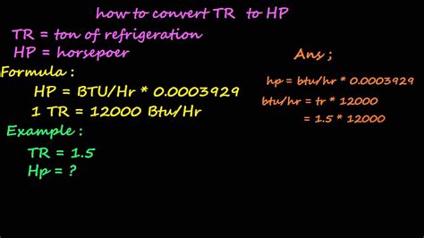 BTU/hr to HP: The Definitive Guide