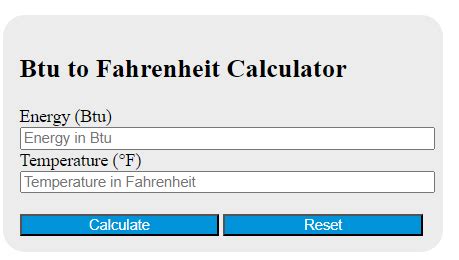 BTU to Degrees Fahrenheit: The Ultimate Conversion Guide for Energy Efficiency