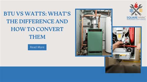 BTU vs. Watts: Definitions and Conversion