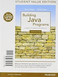 BUILDING JAVA PROGRAMS 3RD EDITION SOLUTIONS EXERCISES Ebook Reader