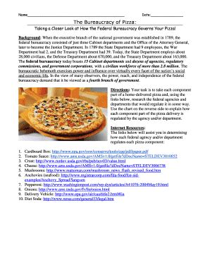 BUREAUCRACY OF PIZZA ANSWERS Ebook Doc