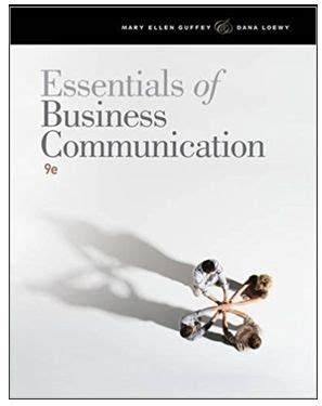 BUSINESS COMMUNICATION 9TH EDITION ANSWER KEY Ebook Reader