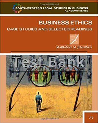 BUSINESS ETHICS CASE 7TH EDITION BY JENNINGS Ebook Epub