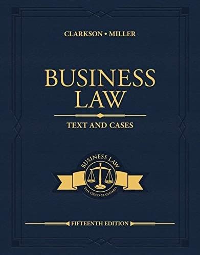 BUSINESS LAW CLARKSON ANSWER KEY Ebook Doc