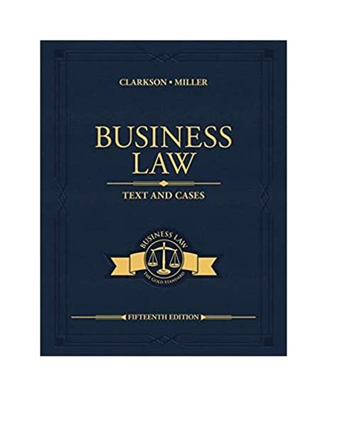 BUSINESS LAW CLARKSON ANSWERS Ebook Doc