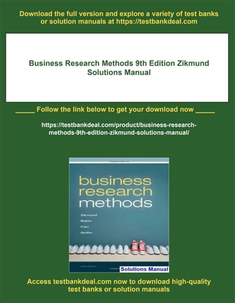 BUSINESS RESEARCH METHODS ZIKMUND 9TH EDITION Ebook Doc