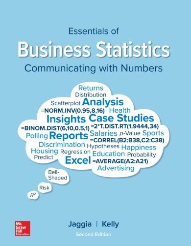 BUSINESS STATISTICS COMMUNICATING WITH NUMBERS PDF Ebook Reader