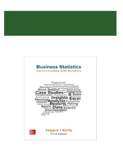 BUSINESS STATISTICS COMMUNICATING WITH NUMBERS PDF Ebook Reader