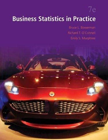 BUSINESS STATISTICS IN PRACTICE 7TH EDITION ANSWERS Ebook Epub