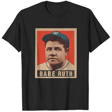 Babe Ruth T-Shirts: A Timeless Classic for Baseball Enthusiasts