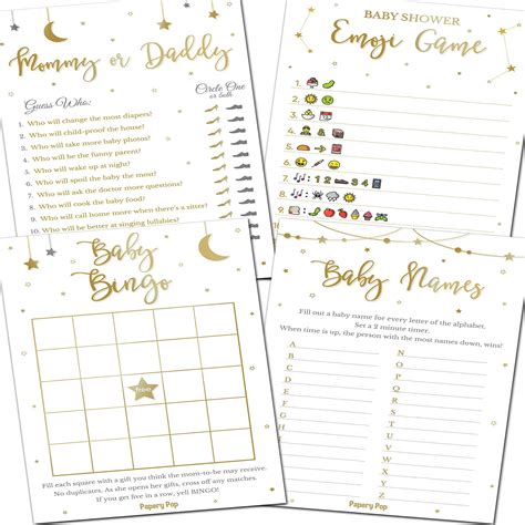 Baby Shower Paper Games: Fun and Engaging Activities for All