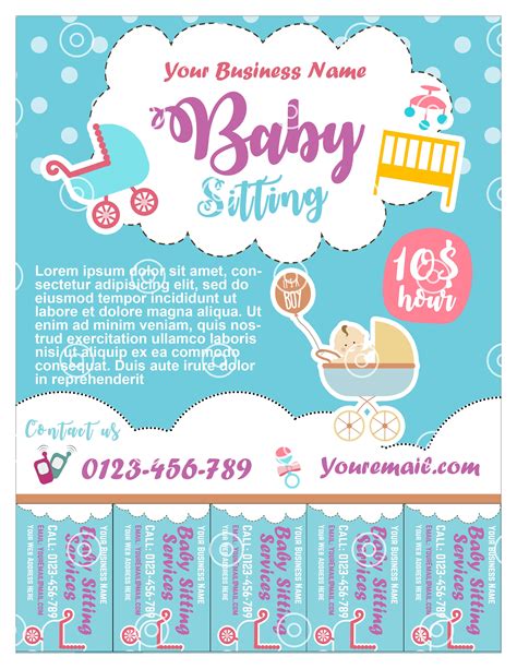 Babysitting Advert Template