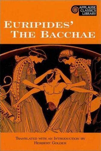 Bacchae 01 by Euripides Paperback 2001 Doc