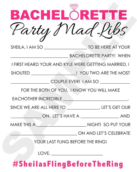 Bachelor Party Mad Libs Adult Mad Libs PDF