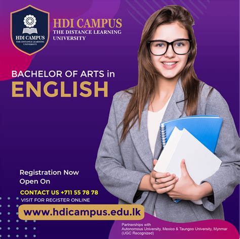 Bachelor of Arts in English: