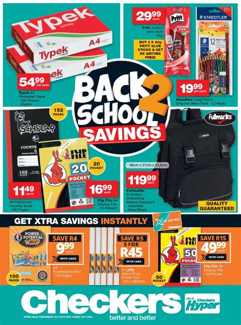 Back To School Catalogue 2019 Checkers