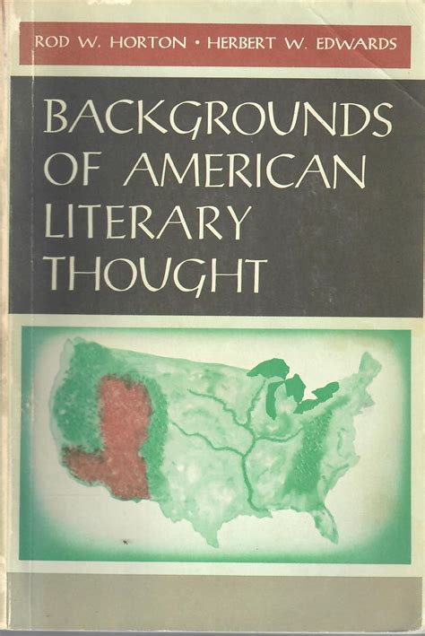 Backgrounds of American Literary Thought Ebook Kindle Editon