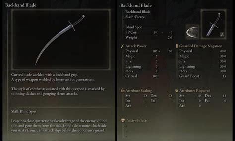 Backhand Blade Build Elden Ring: The Ultimate Guide