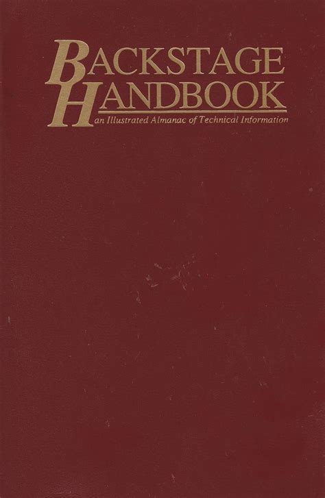 Backstage Handbook Illustrated Technical Information PDF