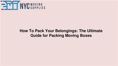 Bag Move: The Ultimate Guide to Packing and Transporting Your Belongings