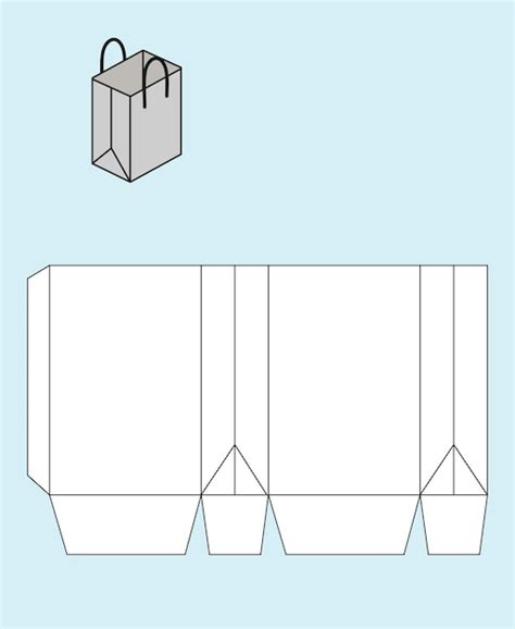 Bag Paper Template