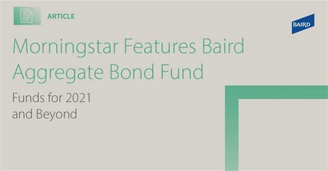 Baird Aggregate Bond Fund: A Comprehensive Overview for Informed Investing