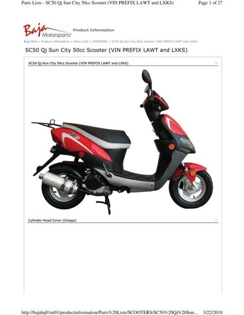 Baja SC50 - Sun City 50cc Ebook Epub