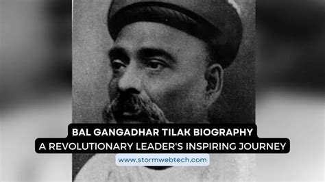 Bal Gangadhar Tilak A Biography of His Vision and Ideas PDF