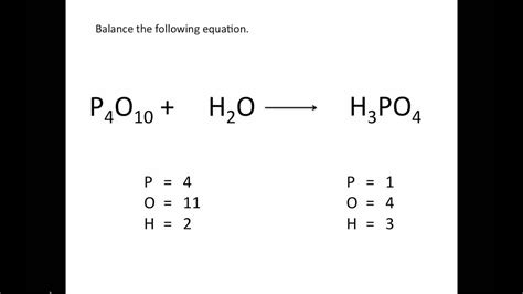 Balancing Chemical Equations Science Geek Answers Doc