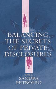 Balancing the Secrets of Private Disclosures (Lea&am Epub